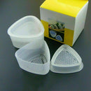 4pcs Triangular Form Sushi Mold Rice Ball Frame Decorating Small+Large