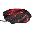 Cool Black 3200 DPI Mice 6 LED Buttons Wired USB Optical Gaming Mouse GRTY POH