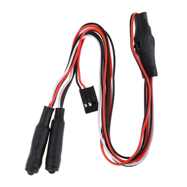 RC Drift Car Parts 2 LED Bright Taillight Lighting for 1/10 D90 SCX10 Truck