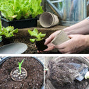 50Pcs Garden Plants Nursery Paper Pots Biodegradable Seedling Raising Cups B9V7