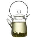 Elegant Glass Teapot Handle Heat Resistant For Blooming Oolong Black Tea 35 T6P9
