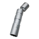 Chrome 14mm 3/8inch Drive Magnetic 12 Angle Spark Plug Wobble Socket for BMW