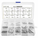 150Pcs 15 Kinds 304 Stainless Steel Split-Cotter Pins Kit M1 M1.5 M2 M2.5 M3 New