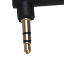 3.5mm male to female Angle Stereo Plug Adapter Converter "L" Shaped