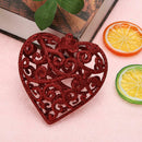 Christmas Tree Decoration Fashion Hollow Heart Shape Glitter Ornament A