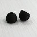 6x Black In Ear Bud Head Phones Gel Tip Covers Small Medium Large M&O
