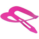 Women Colorful Metal Heart Shaped Bendy Snap Hair Clips Hairpins 10 Pcs