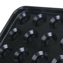 New Plastic Pool Billiard Ball Tray Holds 16 Balls Snooker Billiard Black