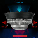 New RGB LED Heatsink Cooling Fan Silent CPU Cooler LGA 1150/1151 AMD For In S3F1