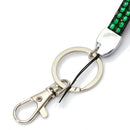 Green Strap Lanyard Bling Rhinestone Crystal Custom for ID Badge Key Ring H