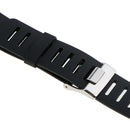 Rubber Wristwatch Bands for SUUNTO T1 T1C T3 T3C T3D T4C T4D Black