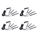 4x Flexible 9 LED 4 Strip Light Lighting Outdoor Background Light Waterproof