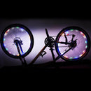 2pcs LED Bicycle Bike Cycling  Lights Auto Open & Close Wheel Spoke Light Strin@