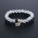 2X Charm King Queen Crown Couple Bracelets His And Her Friendship Beads Bracelet