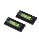 2pcs Mini bubble level protractor magnetic for TV Rack Photo Frame MO