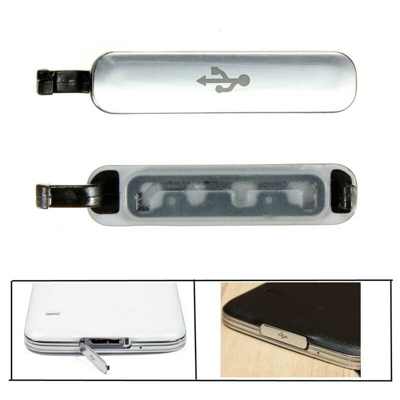 Generic Anti Dust USB Charger Dock Port Cover For Galaxy S5 I9600 G900 Z4D8