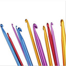 11Pcs 2MM-8MM 11 Size Single Pointed Knitting Needles Needles Weave Yarn Craft