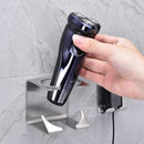 1pc Hanger Rack Multi-Function Stainless Steel Self-Adhesive Wall Hook Reta