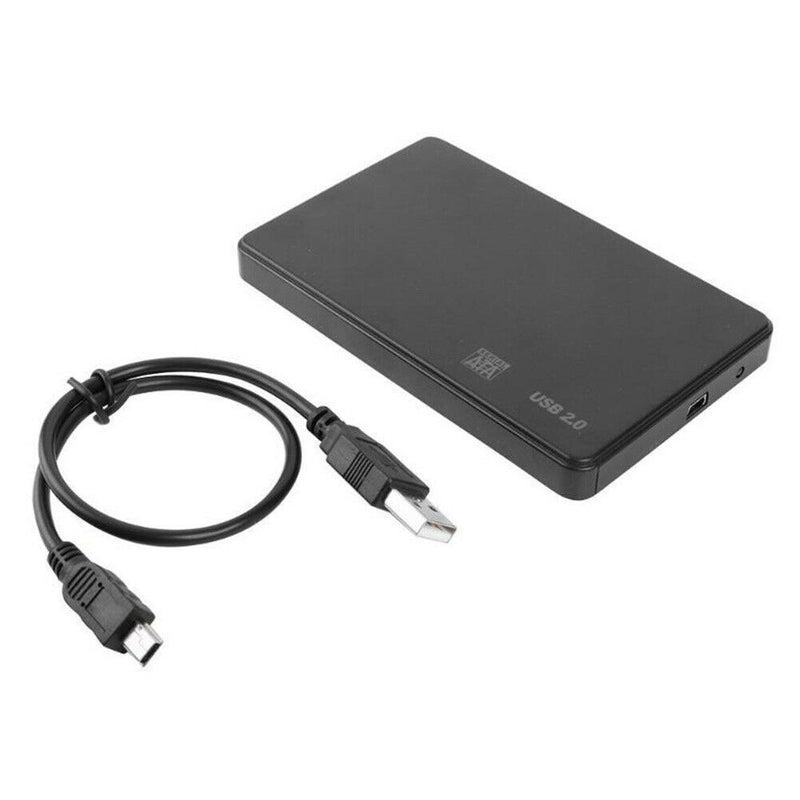 Plastic 3TB USB 2.0 Enclosure Case 2.5 inch SATA SSD HDD Mobile Box