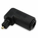 2-Pack Right Angle Toslink Adapter (Toslink Extension) Male to Female