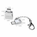 13'' Type C to USB 2.0 & USB Adapter OTG Keyring Set for New Macbook Pro