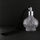 Clear Glass Empty Perfume Bottle Long Spray Atomizer Refillable 100ml Black