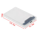 USB 3.0 SATA external 2.5" inch HDD SSD enclosure disk case transparent case BX