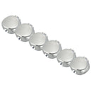 6 Pieces Tuning Pegs Keys Tuners Head Zinc Alloy Tuner Buttons Guitar Part