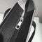 4pcs/set Solid Color Totes Women Leather Shoulder Card Bags Clutch (Black)