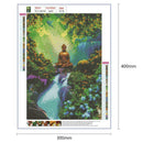 5D DIY Full Drill Diamond Painting Buddha Statue Embroidery Kits (hg267)