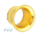 4PC 50mm Carb Air Filter Velocity Stack Funnel Yellow For