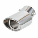 Car Universal Round Stainless Steel Chrome Exhaust Tail Muffler Tip Pipe j PEJ