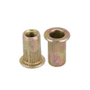 M4 Flat Head Blind Rivet Nuts 100 pcs C7T2