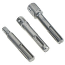 3pcs sds socket driver set drill bit adaptor 3/8 1/4 1/2" hex shank convertES