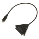 USB 3.1 Gen 2 USB-C to SATA3.0 7+15 PIN Adapter Cable For 2.5" 3.5" HDD SSD