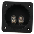 DIY 2-Way Speaker Box Terminal Binding Post Square Screw Cup 80-506