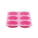 6-Cavity Homemade Making Chocolate Cake Honey Bee Soap Mold Silicone Mould Tray