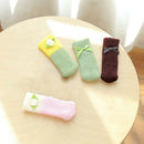4Pcs Chair Leg Socks Cloth Floor Protection Knitting Wool Socks Anti-Slip T O3A1