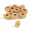 10Pcs Toroid Core Inductors Wire Wind Wound DIY mah--100uH 6A Coil W~