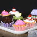 100Pcs Flower Shape Paper Cup Cake Liner Cases Holder Baking Decor Newest Useful