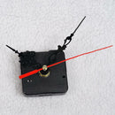 Wall Clock Quartz Movement Mechanism Repair Set DIY Hands Kit Black Parts-Tool