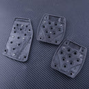 3pcs/Set Anti-Slip Gas Brake Clutch Pedals Pad Covers fit for Universal MT Cars