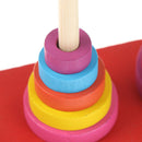 Wooden Puzzle Stacking Tower Of Hanoi Kid Mathematical Educational To_
