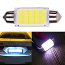 2pcs 41mm COB SMD LED 12V Car Reading Bulb Map Light (white light)