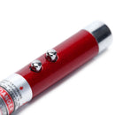 2 in 1 Red Pointer LED Flashlight Light Torch Beam Lamp With Case M&O