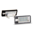 2 x 18 SMD LED White License Plate Light for Audi A3 A4 8E