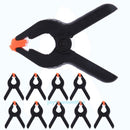10Pcs 4inch DIY Tools Plastic Nylon Clamps for Wood Working Hobbies Spring Black