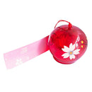 10Pcs Japanese Glass Wind Chimes Art Decor Wind Bells for Home Window Decor