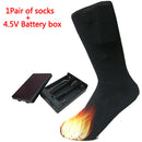1pair Men Women For Health Daily Heated Socks Autumn Winter Relaxing Foot Warmer