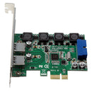 PCI-E  Extension Card with Internal 19Pin Port And Dual USB 3.0 Ports